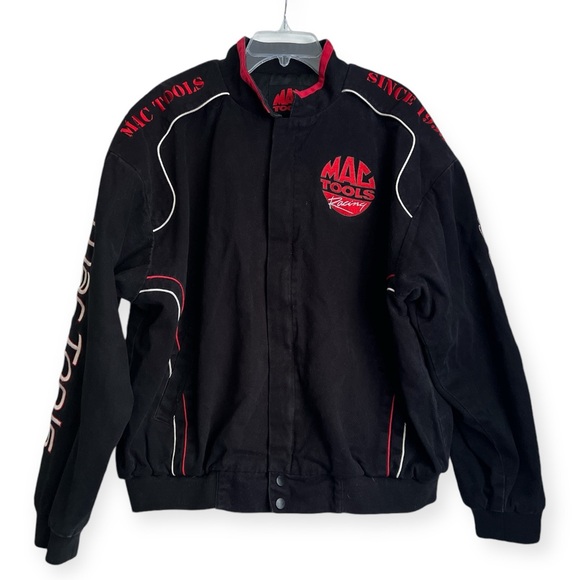 NASCAR - MAC Tools Racing Embroidered Jacket 1990s XL - Picture 1 of 10